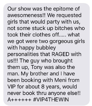 stripper party review