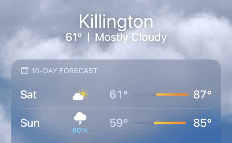 Killlington is still open
