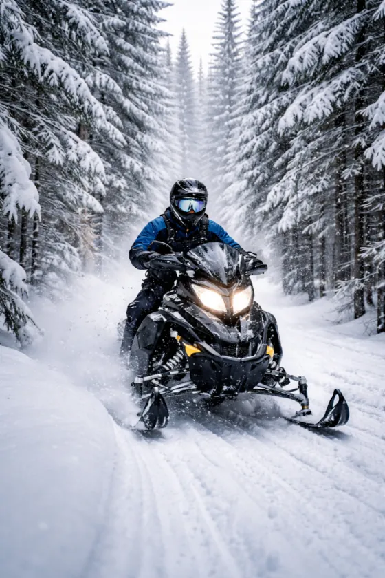 snowmobiling 